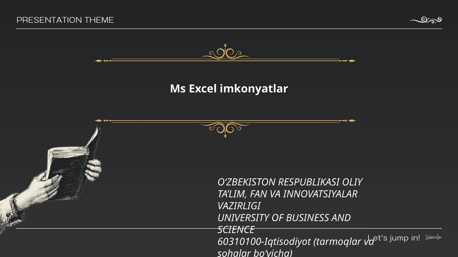 Ms Excel imkonyatlar