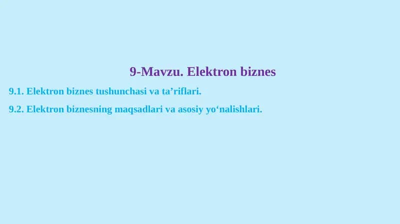 Elektron tijorat