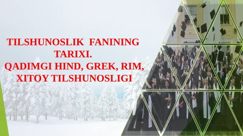 Qadimgi Hind Tilshunosligi