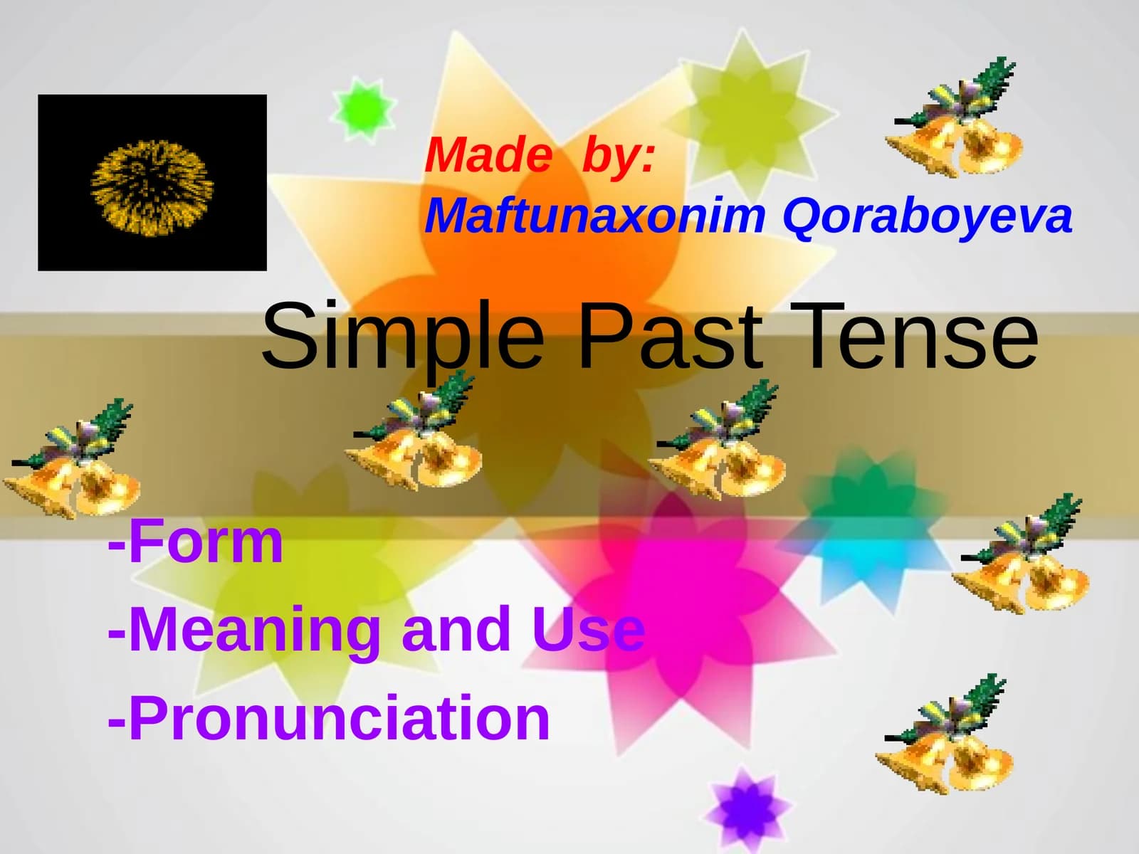 Simple Past Tense