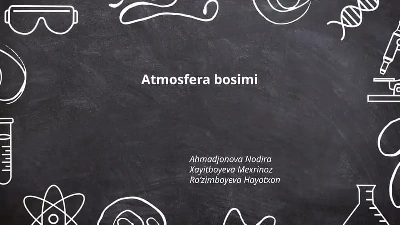 Atmosfera bosimi