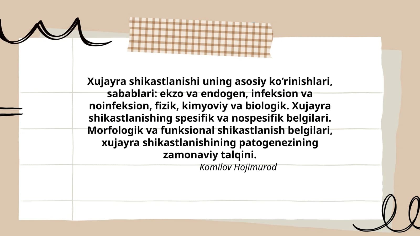 Xujayra shikastlanishi