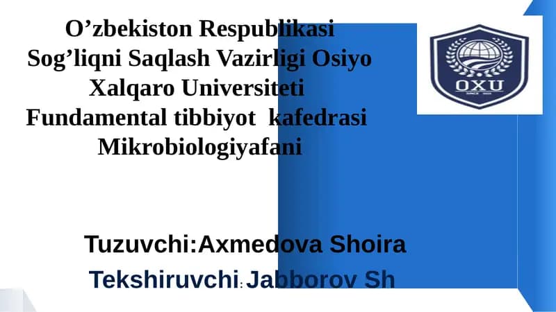 Endogenparazitarkasalliklar