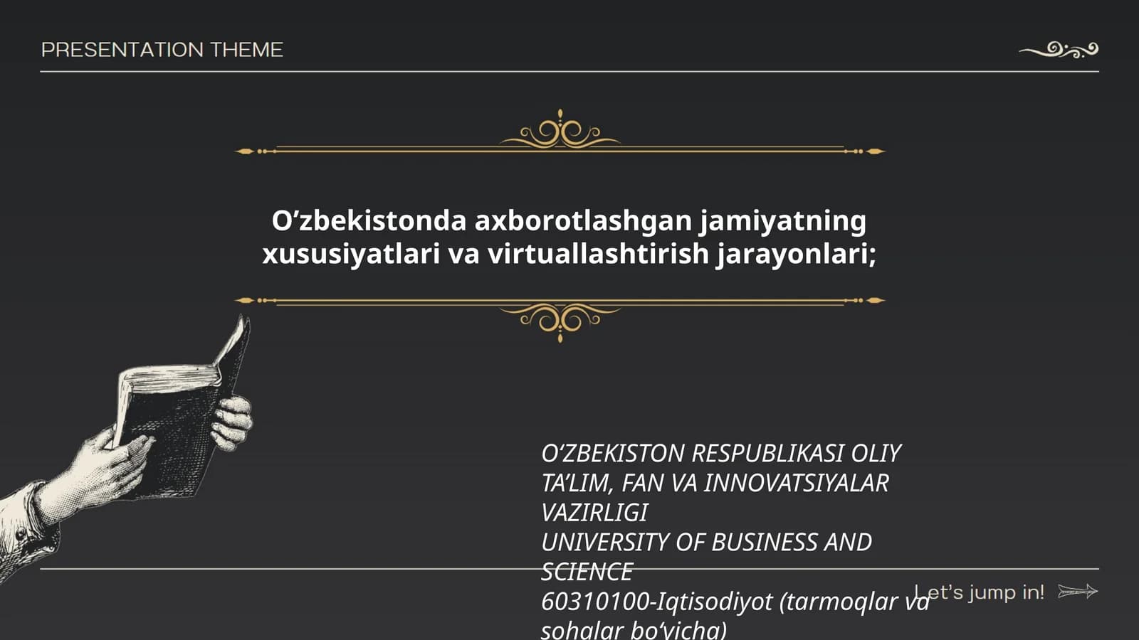 IQTISODIYOTDA AXBOROT KOMMUNIKATSION TEXNOLOGIYALARI VA TIZIMLARI