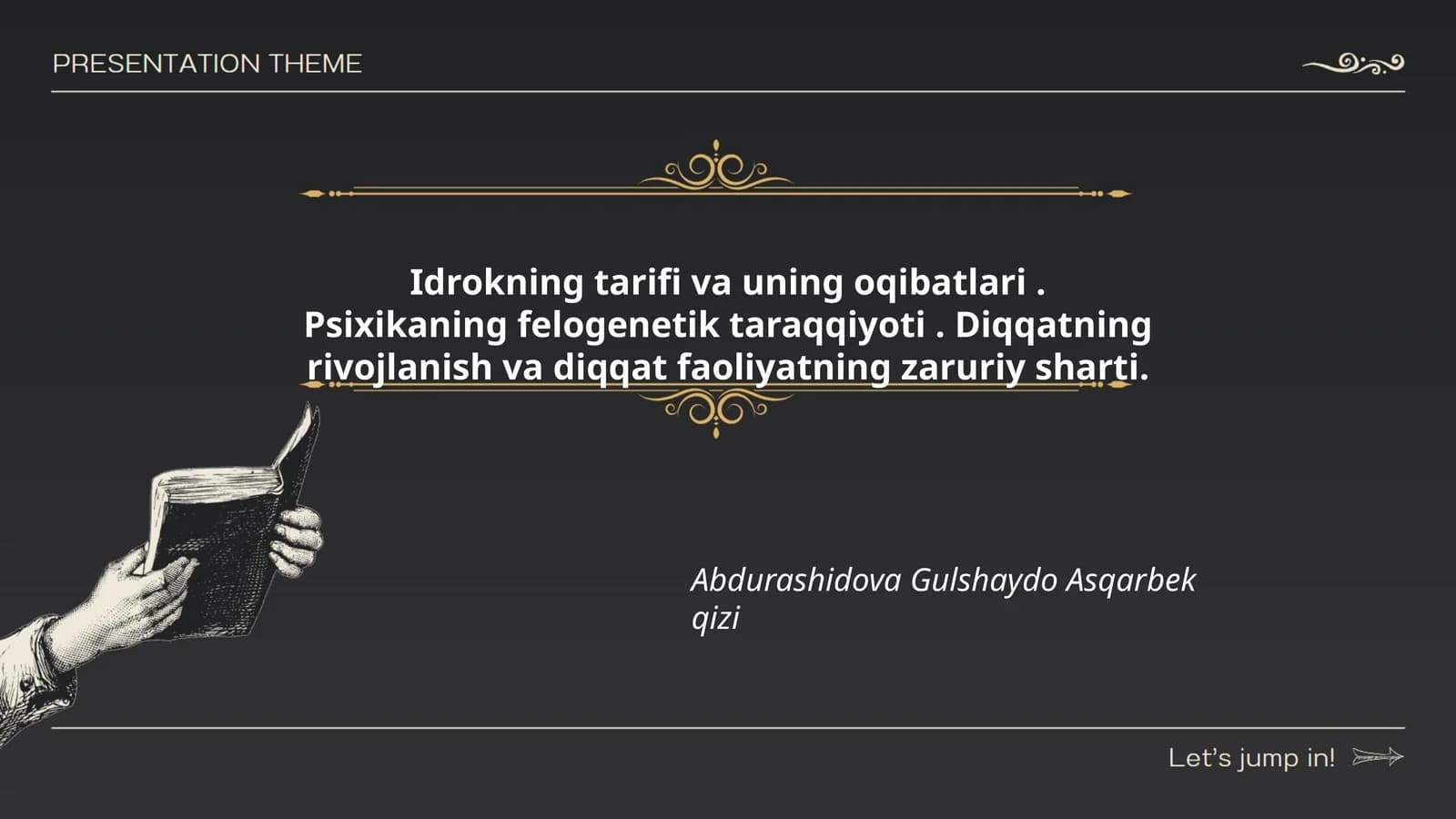 Idrokning tarifi va uning oqibatlari