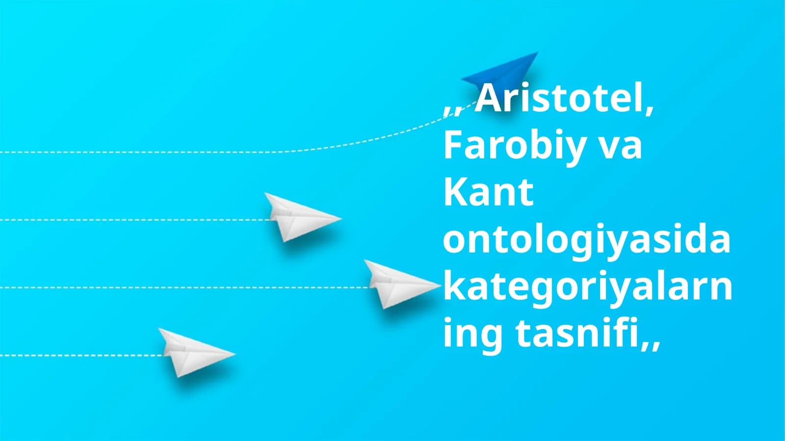Kant ontologiyasidagi kategoriyalar tasnifi
