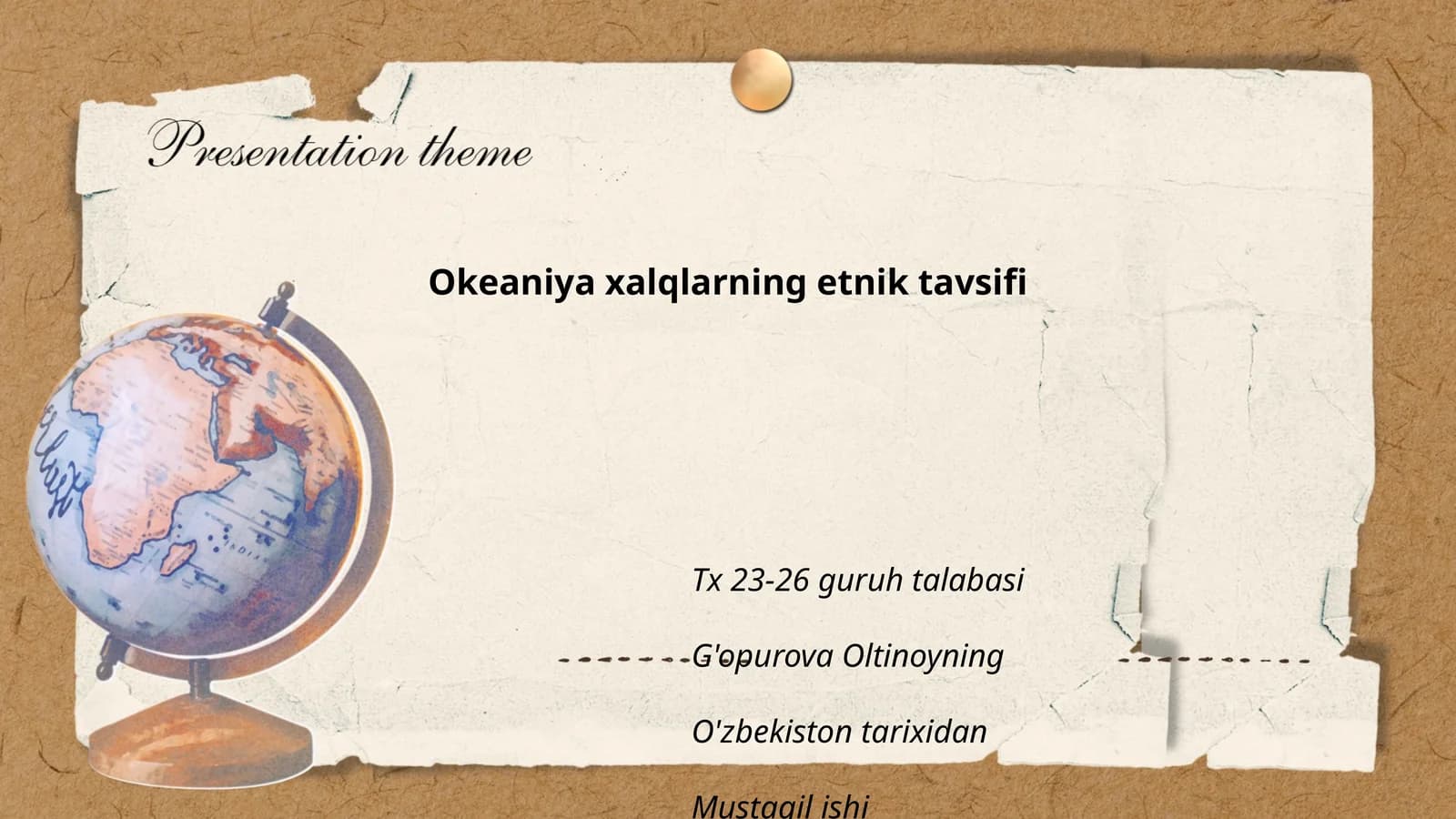 Okeaniya xalqlarning etnik tavsifi