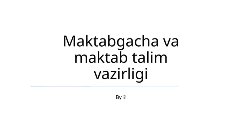 Vaziyat va Vazifa