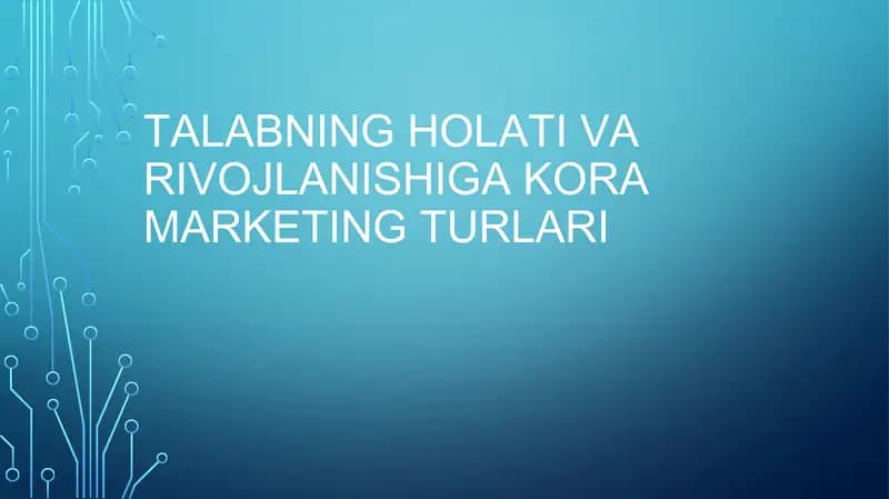 Marketing turlari