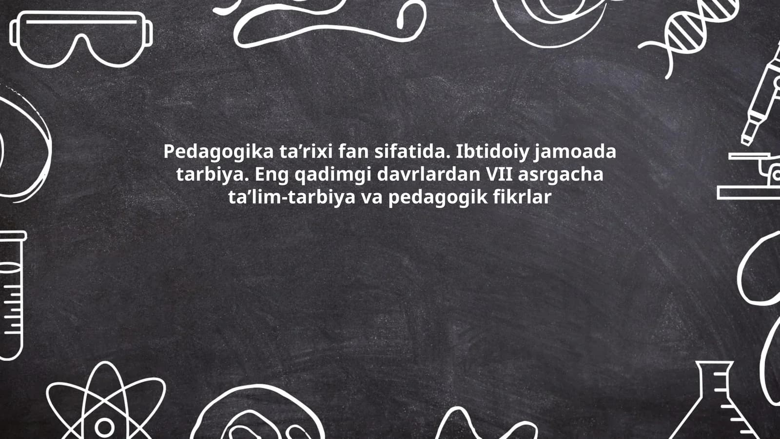 Ibtidoiy jamoada tarbiya tizimi