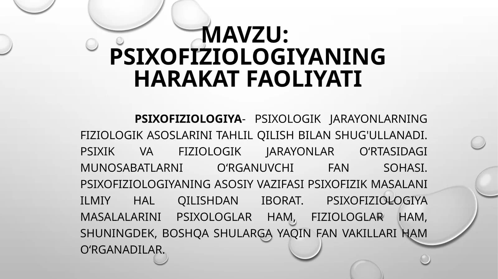 Psixofiziologiya