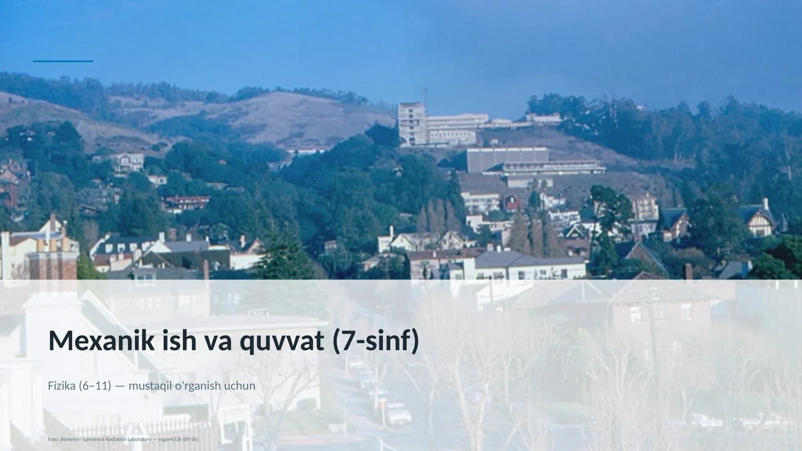 Mexanik ish va quvvat (7-sinf)