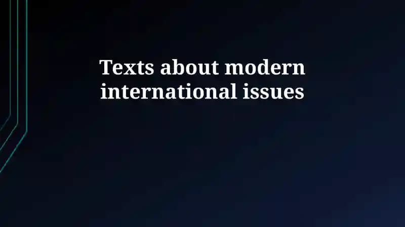 Global Challenges: An Interconnected World