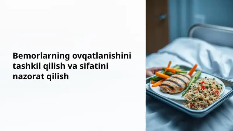Tibbiy ovqatlanishning ahamiyati