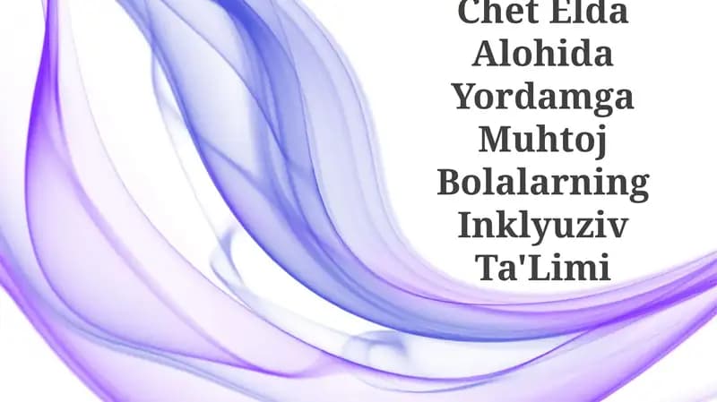 Inklyuziv Ta'Limi