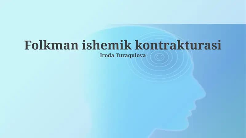 Folkman ishemik kontrakturasi