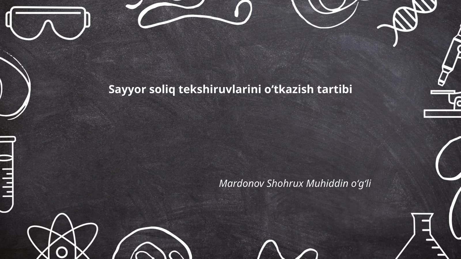 Sayyor soliq tekshiruvlarini oʻtkazish tartibi