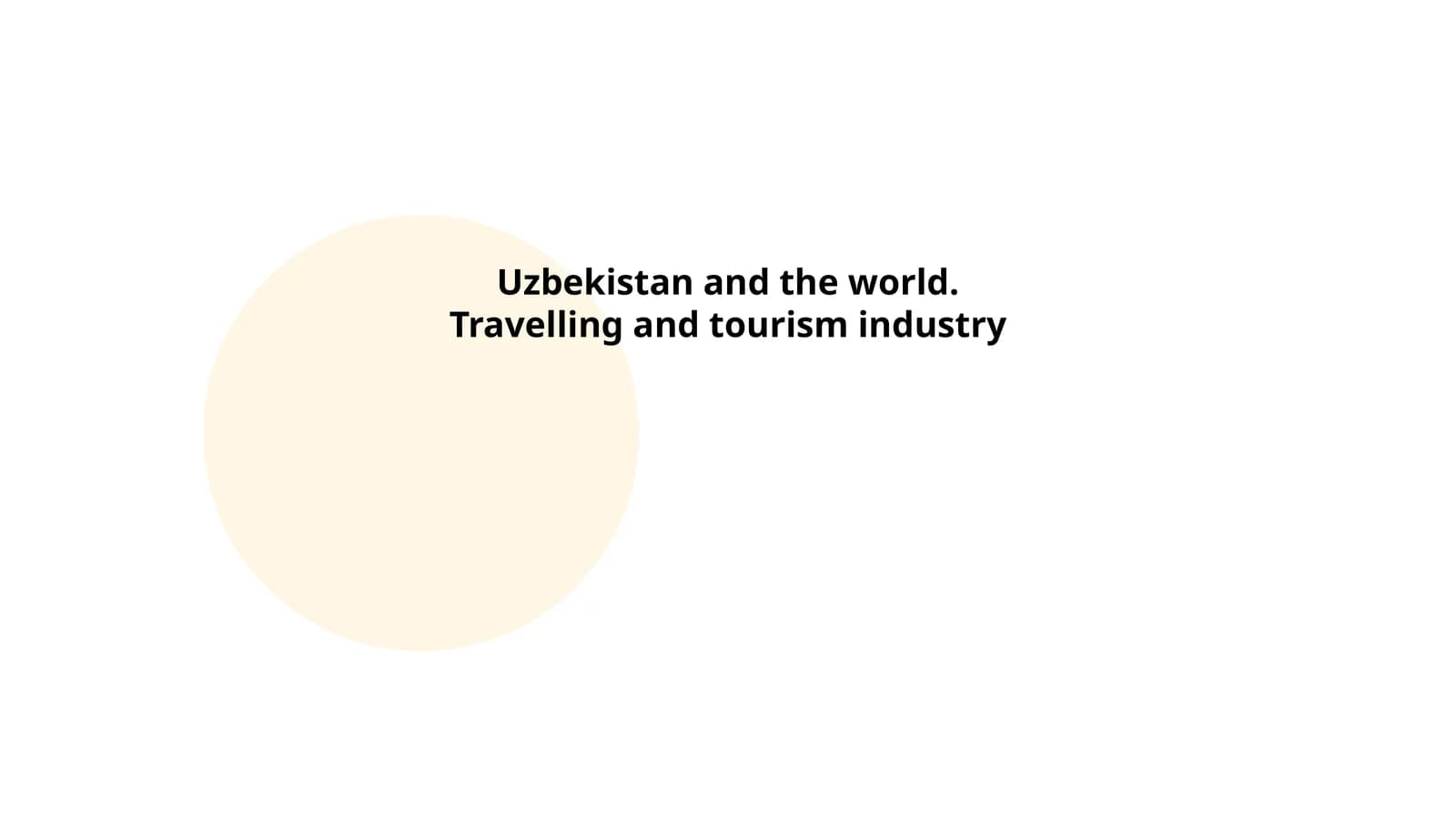 Travelling and Tourism in Uzbekistan
