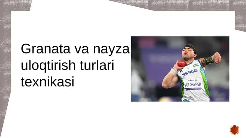 granata Uloqtirish Texnikasi