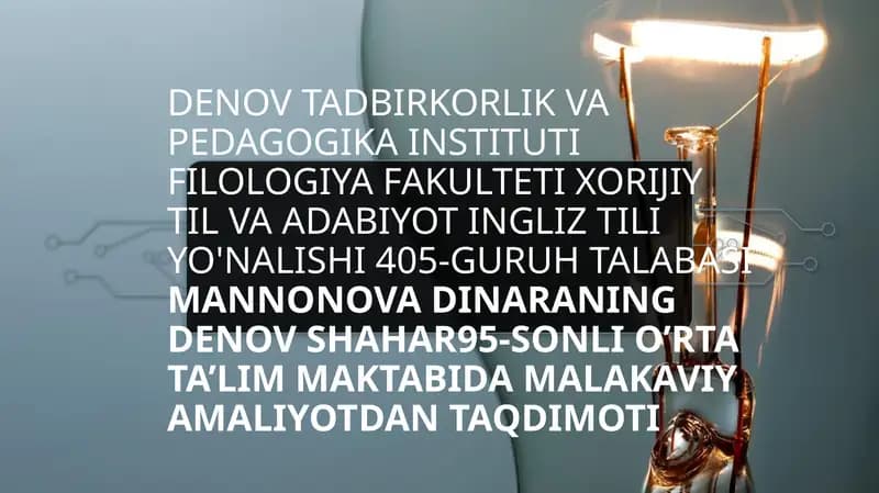 Malakaviy Amaliyot