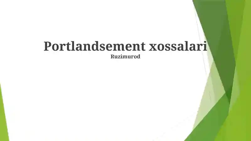 Portlandsement xossalari