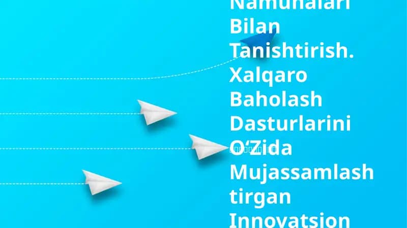 Timss,Pisa,Agma,Talis Xalqaro Baholash Dasturlari