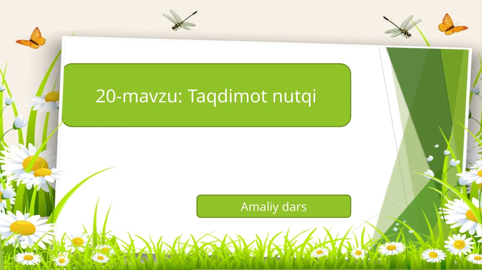 Taqdimot nutqi