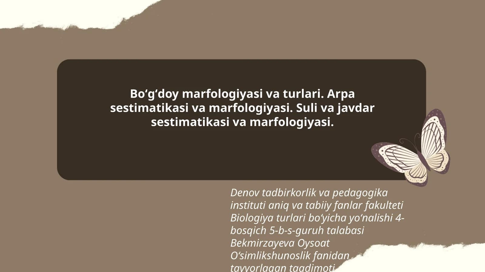 Biologiya turlari