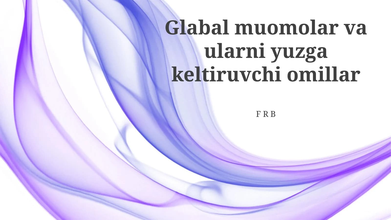 Omillar va ularning oqibatlari