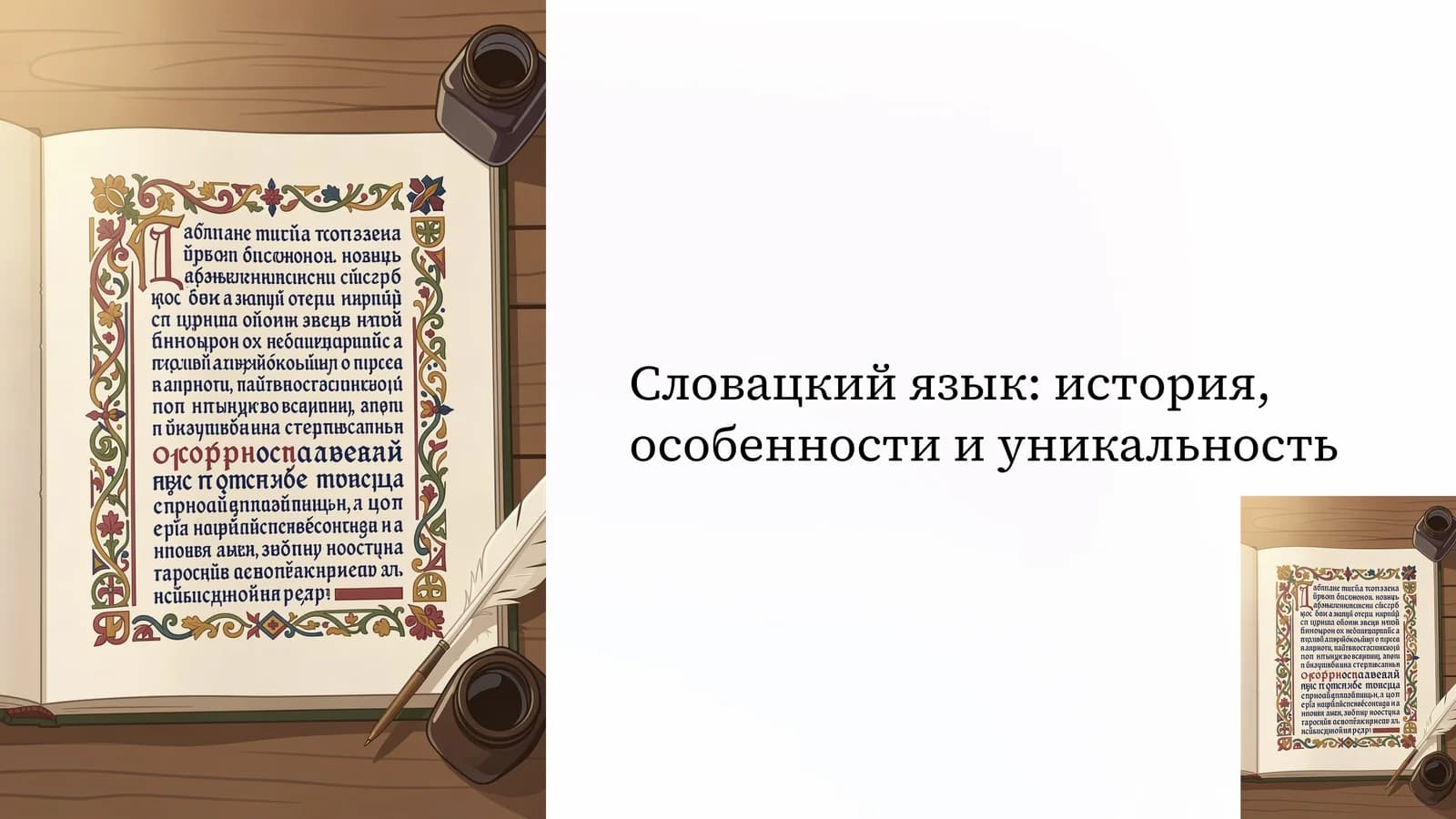 Словацкий язык история, особенности и уникальность