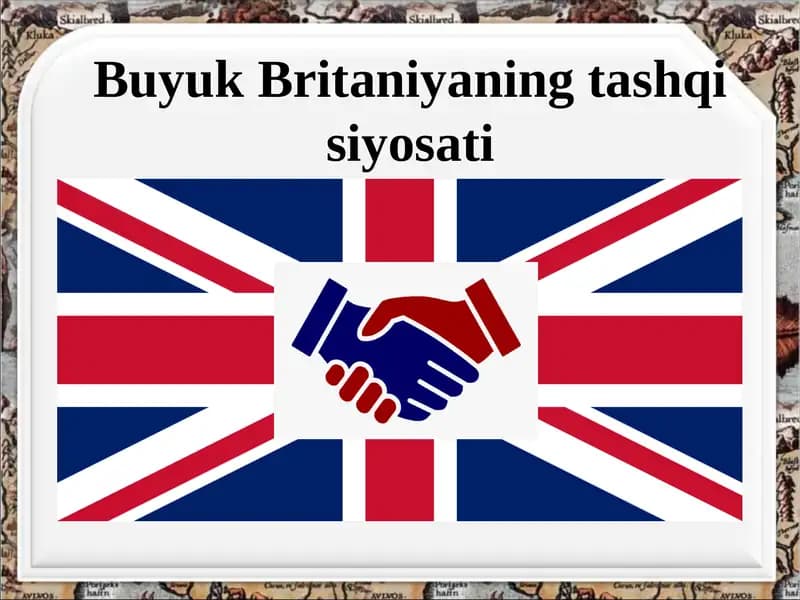 Buyuk Britaniyaning tashqi siyosati