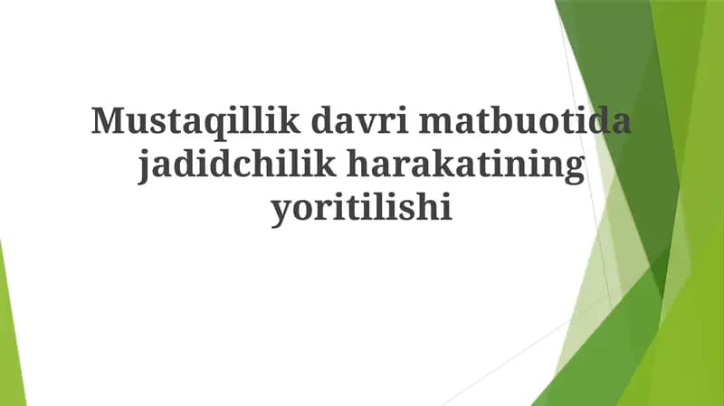 Mustaqillik davri matbuoti