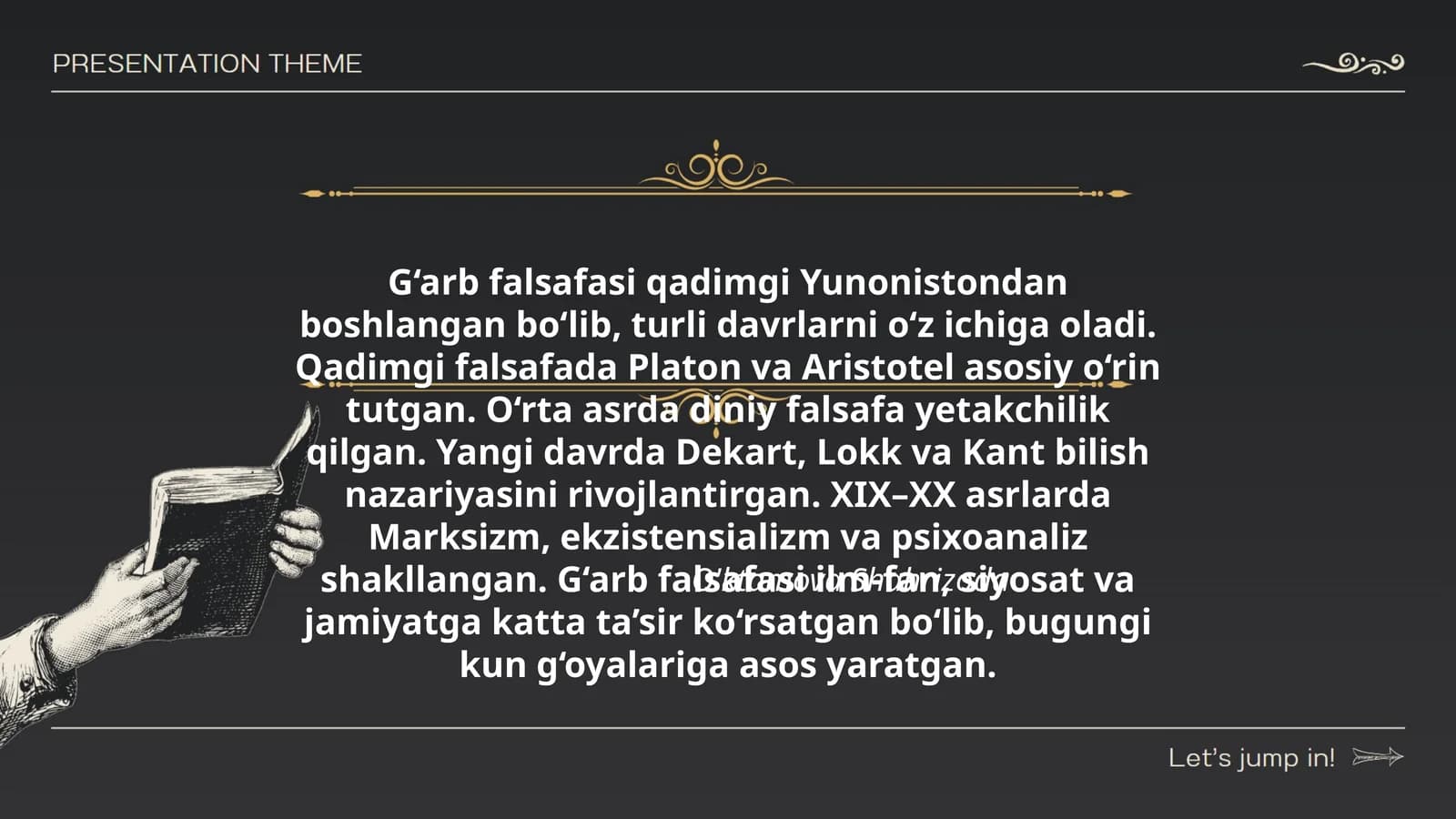 G‘arb falsafasi