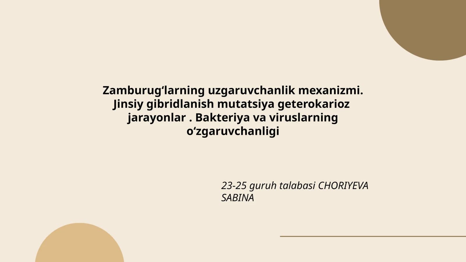 Zamburugʻlarning uzgaruvchanlik mexanizmi