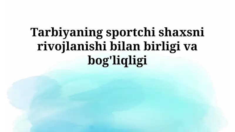 Sport Psixologiyasi