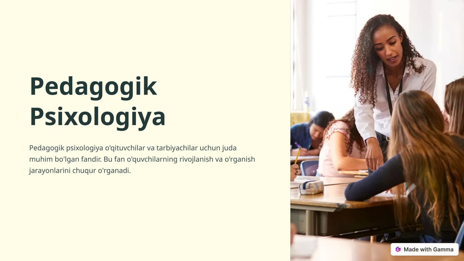 Pedagogik Psixologiya