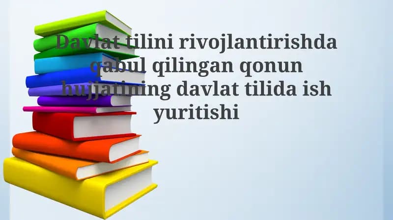 Qonunning Maqsadi va Vazifalari
