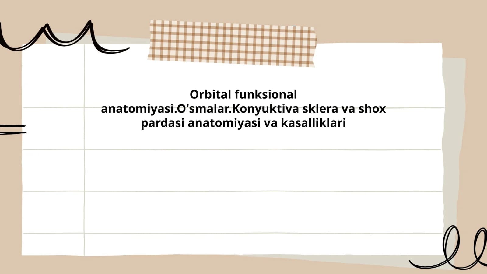 Orbital funksional anatomiyasi