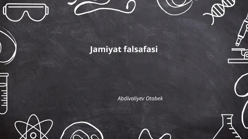Jamiyat falsafasi