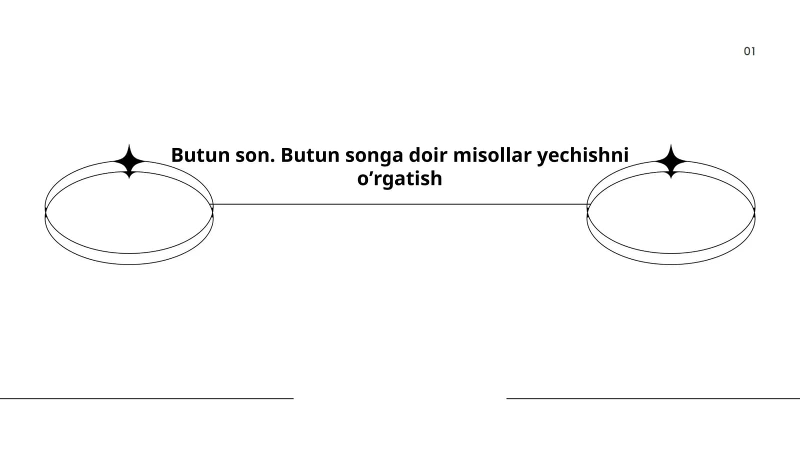 Butun son. Butun songa doir misollar yechishni oʼrgatish