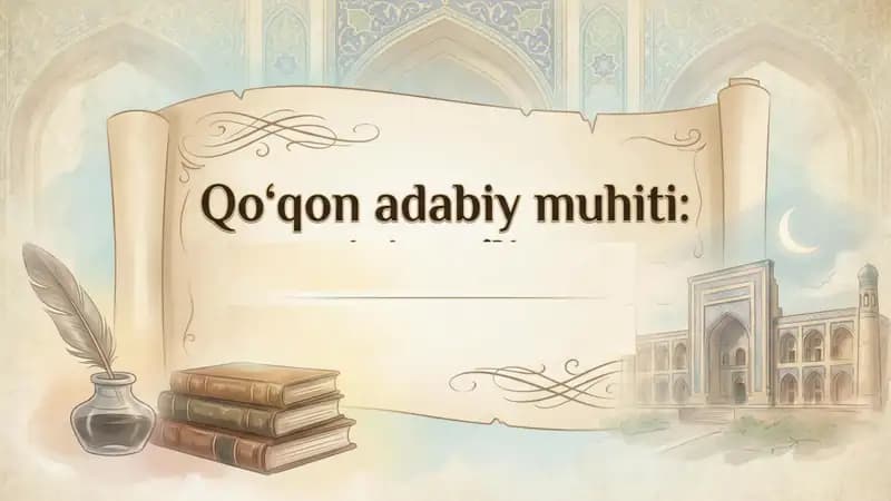 Qoʻqon adabiy muhiti