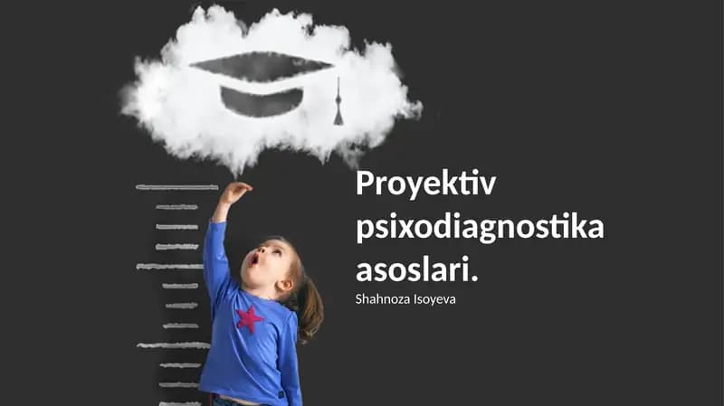 Proyektiv psixodiagnostika asoslari