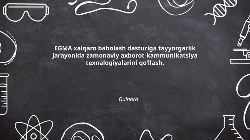 EGMA xalqaro baholash dasturi