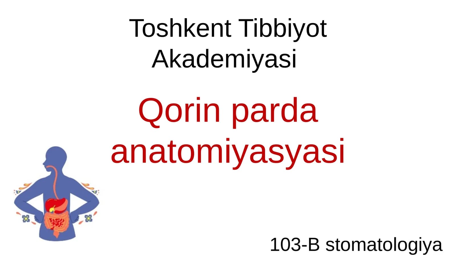 Qorin parda anatomiyasi