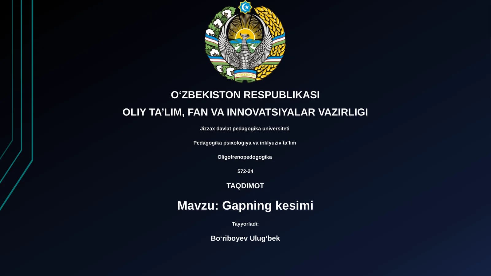 Gapning kesimi