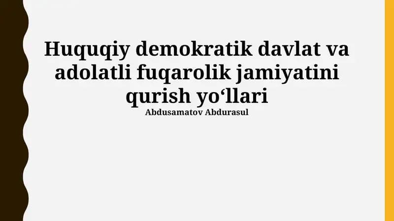 Ta'lim va ma'rifatni yuksaltirish