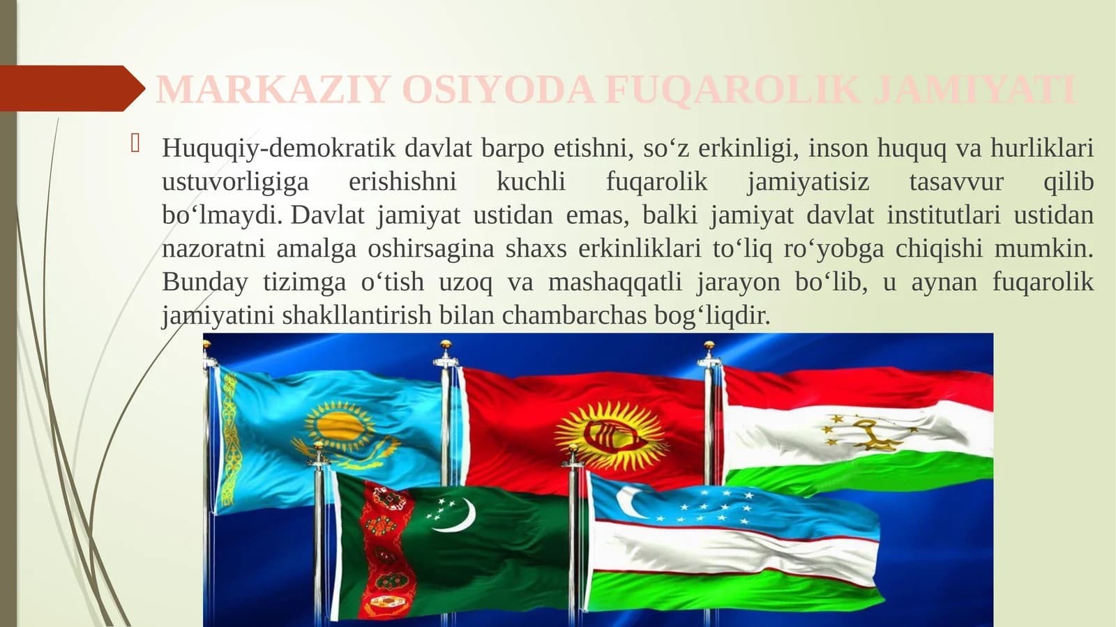 Markaziy Osiyoda Fuqarolik Jamiyati