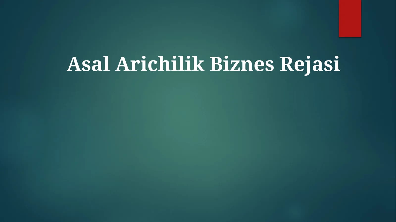 Asal ArichilikBiznesRejasi
