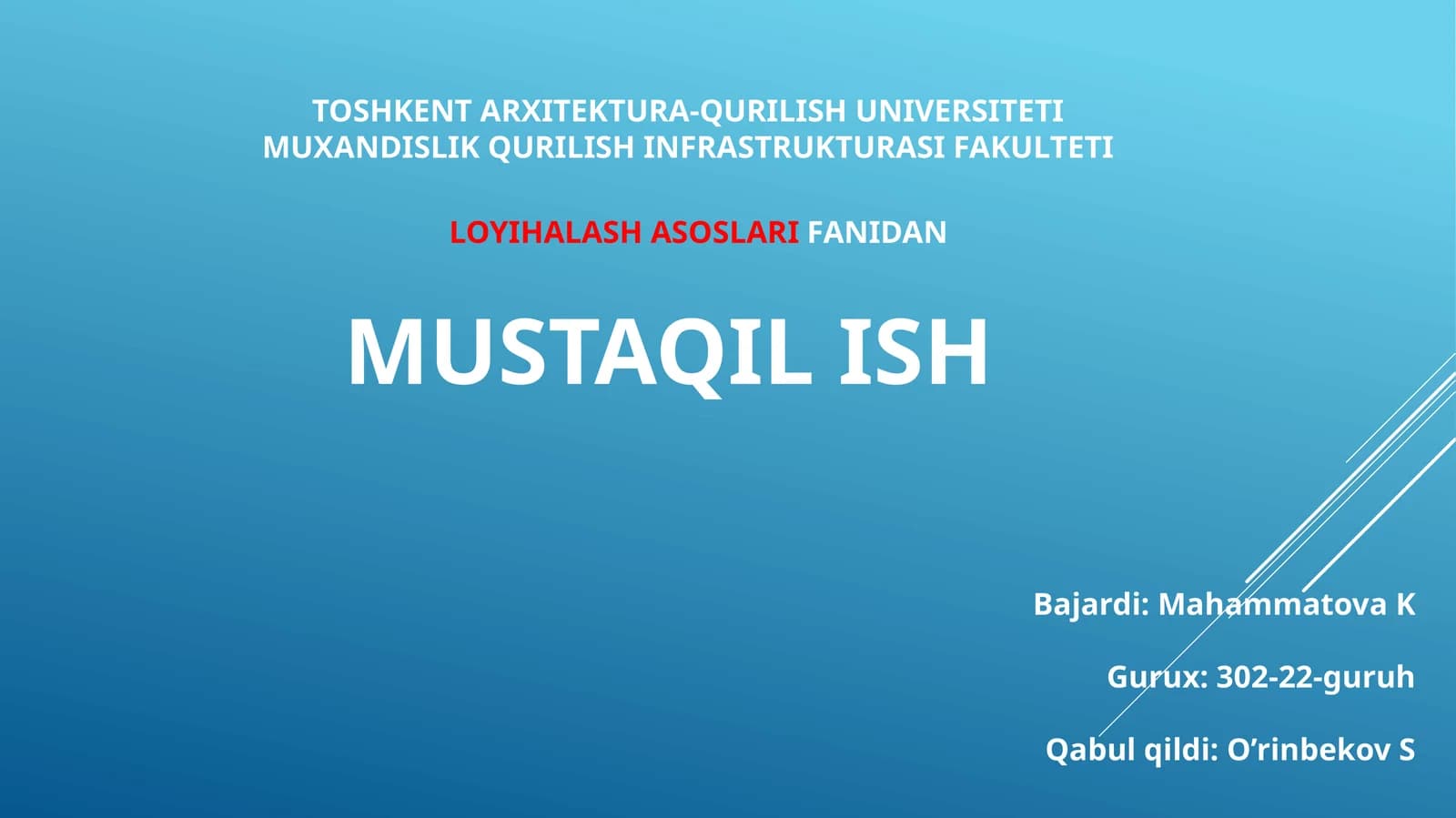Qurilish kompaniyasining boshqaruv tuzilishi