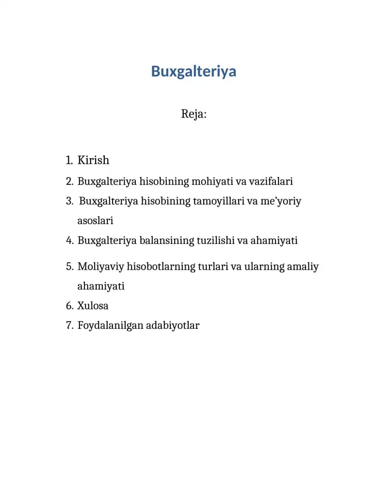 Buxgalteriya